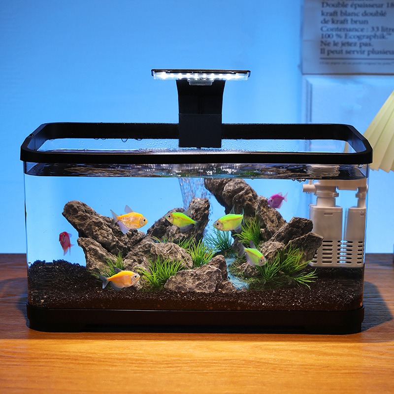 Aquarium Fish Home - Desktop fish tank circulating filter aquarium,