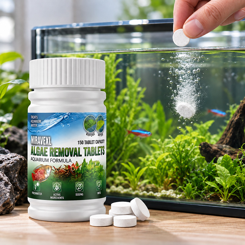Aquarium Fish House - MIRAVEXL 150 Tablets Fish Tank Algae