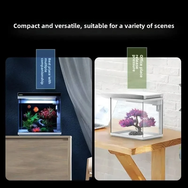 y9.4-  ultra-white glass small - Aquarium Fish Without Oxygen review and price