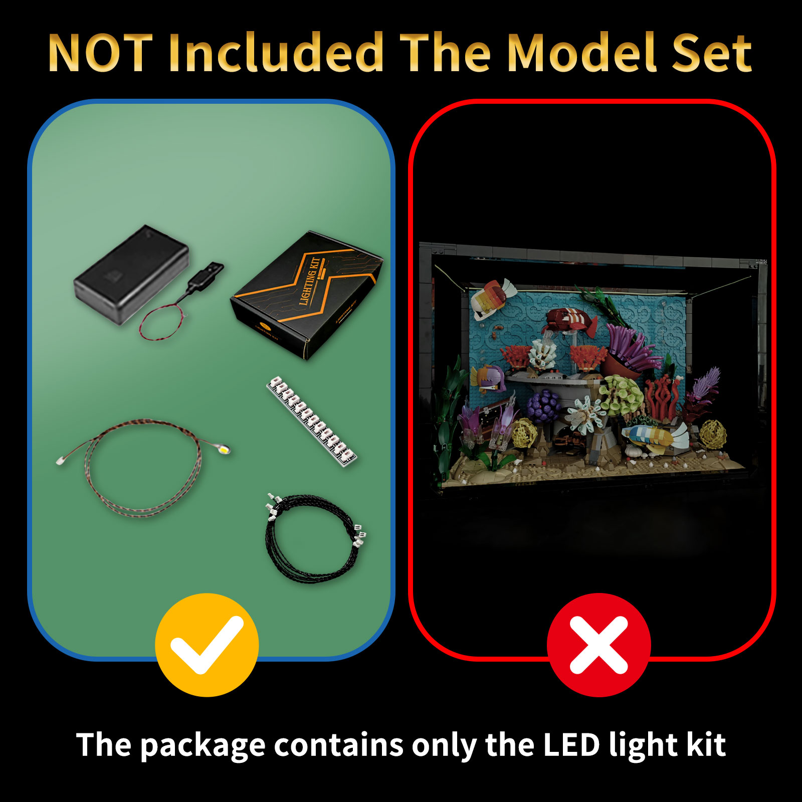 LYBMTWF LED Lighting Kit Compa - Aquarium Fish Lamp review and price
