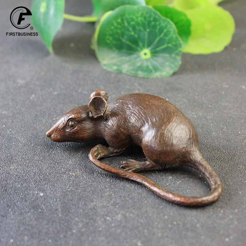 Heavy Brass BIG Rat Mouse Figu - Aquarium Fish Tank Price review and price