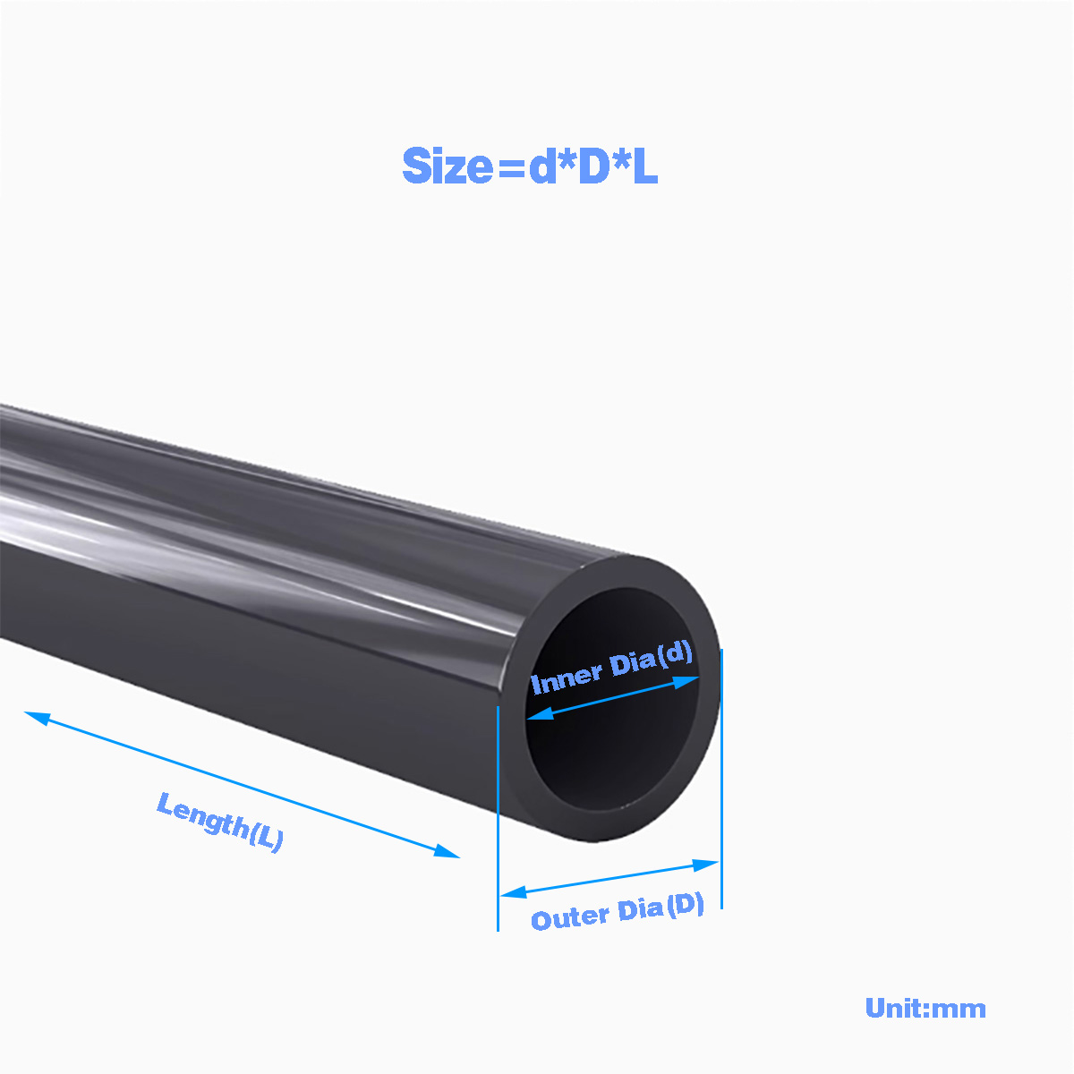 Black PVC Plastic Pipe Hollow  - Aquarium Fish House review and price