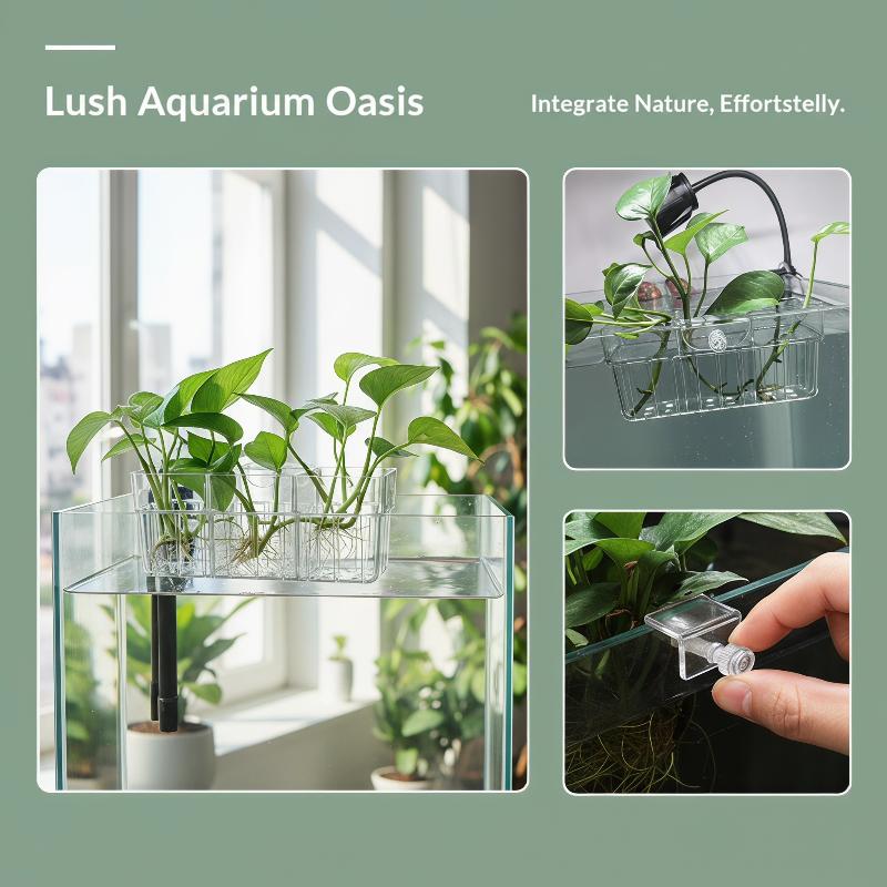 Hydroponic Plant Basket Food G - Aquarium Fish Home review and price