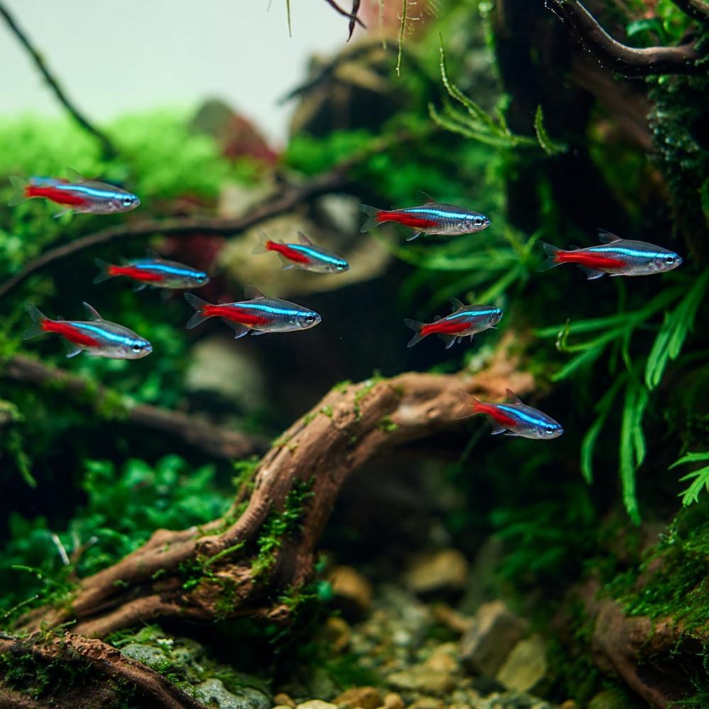 Freshwater Neon Tetra Fish (Si - Tetra Fish In Aquarium review and price