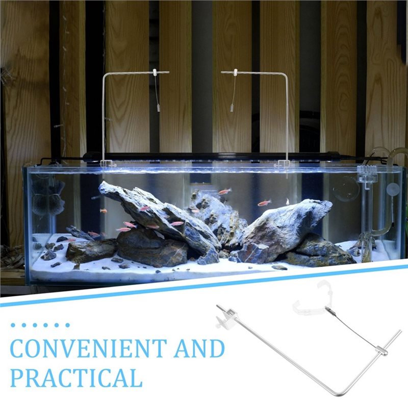 AB41-2Pcs Fish Tank Light Rack - Aquarium Fish Lamp review and price