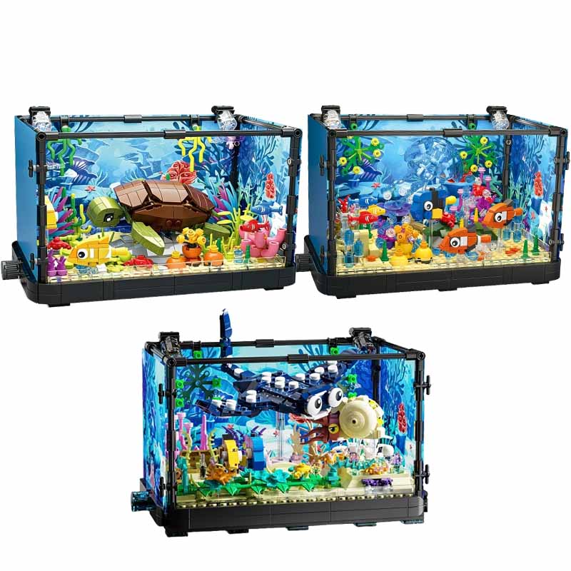 Fish Tank Building Block Set w - Aquarium Fish Home review and price