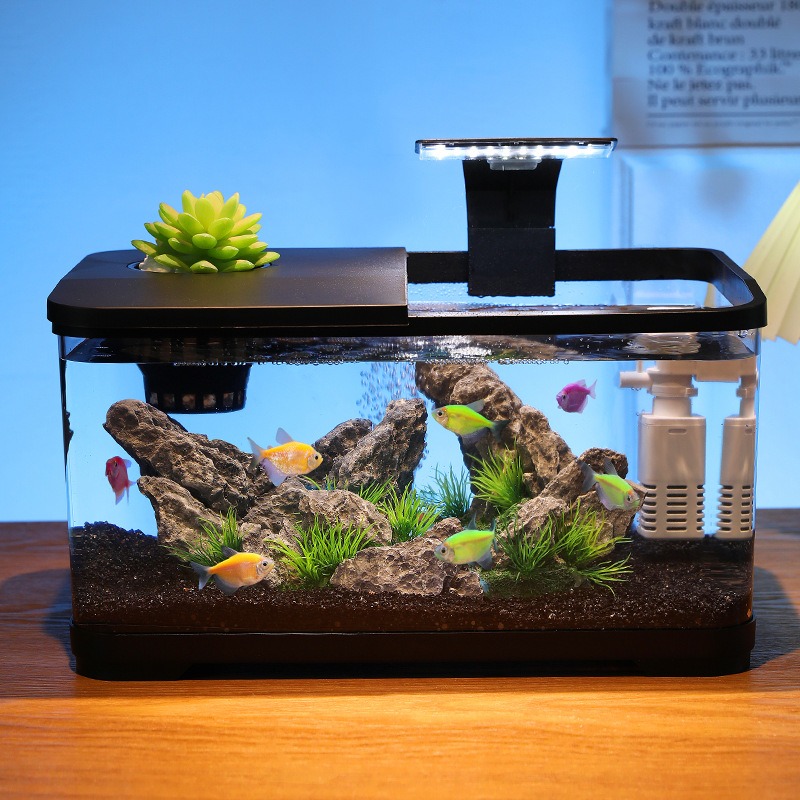 Desktop fish tank circulating  - Aquarium Fish Home review and price