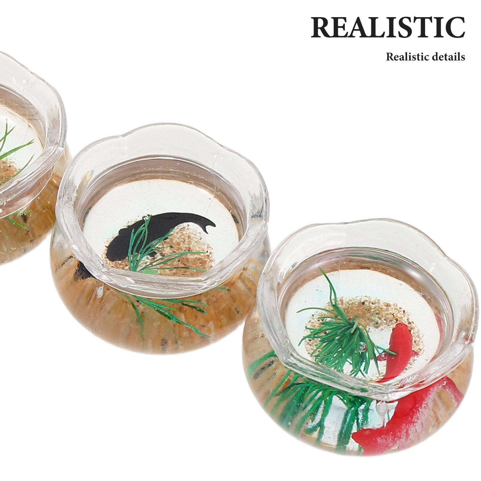 5Pcs Mini Fish Bowl Small Roun - Aquarium Fish Goldfish review and price