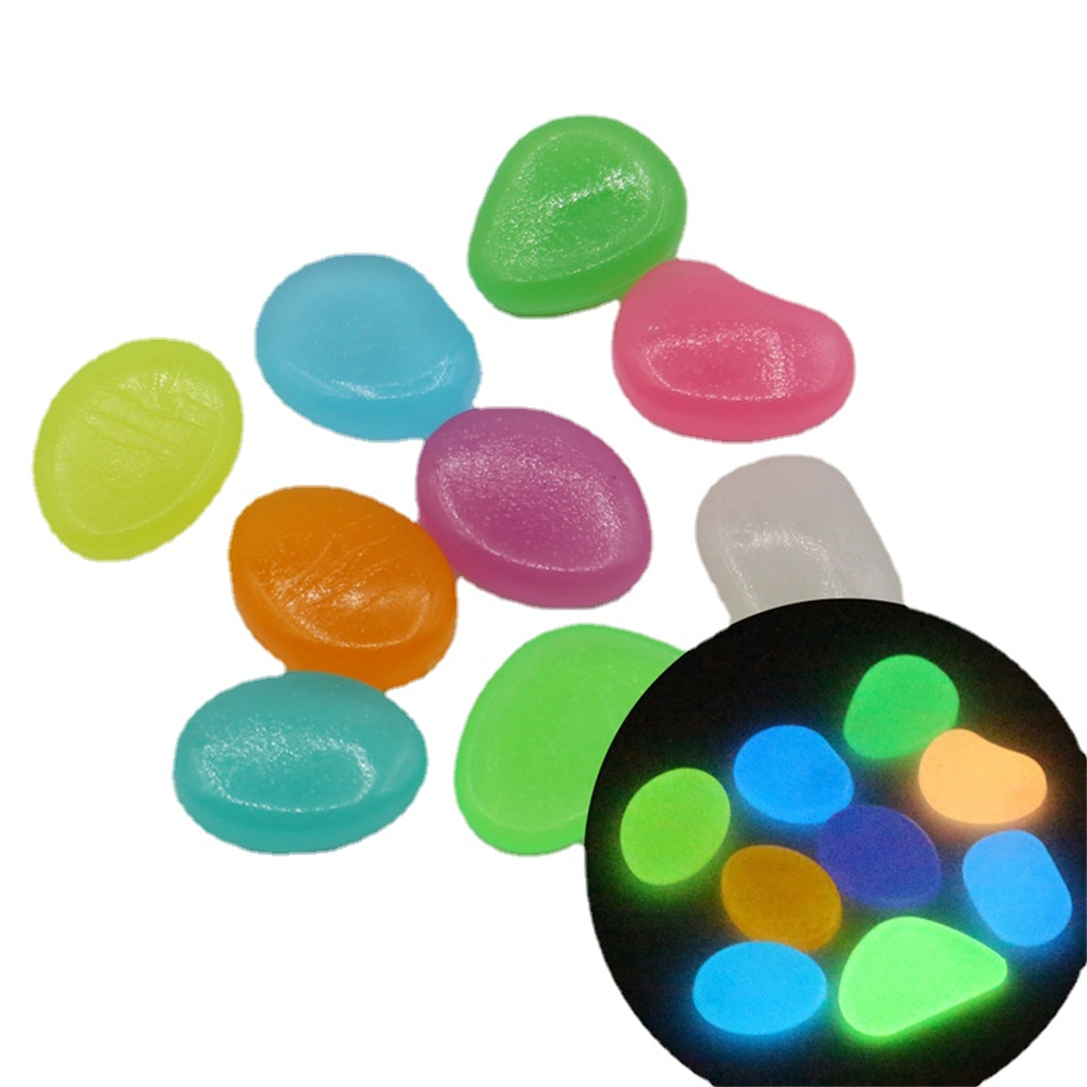 50pcs Luminous Stone Fluoresce - Aquarium Fish Types review and price
