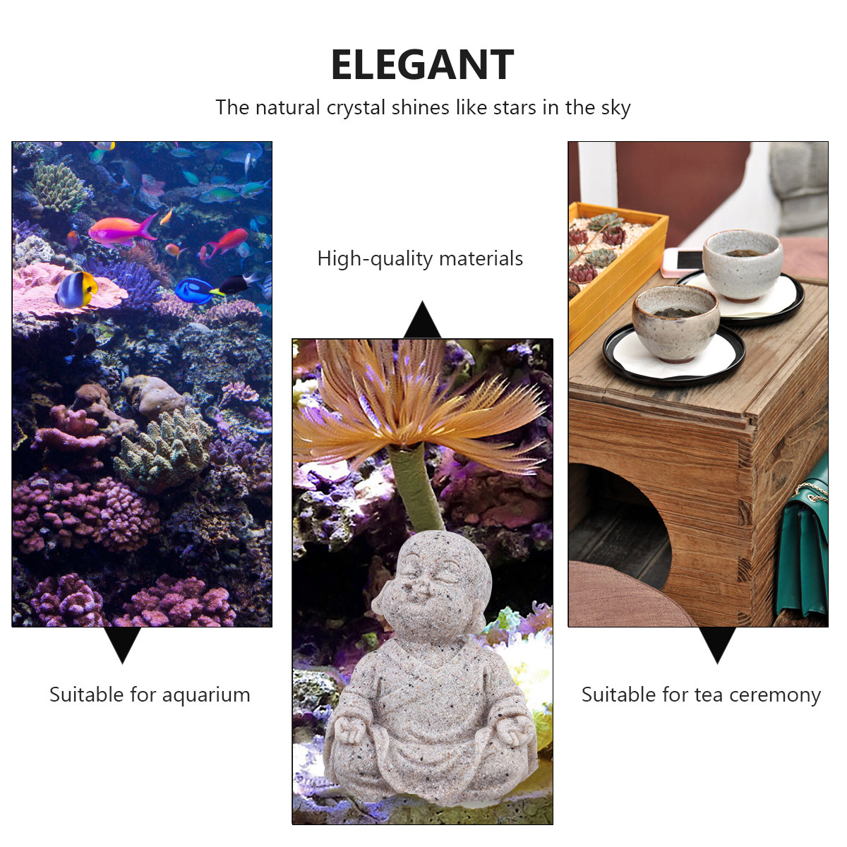 1Pcs Resin Sandstone Maitreya  - Aquarium Fish Home review and price