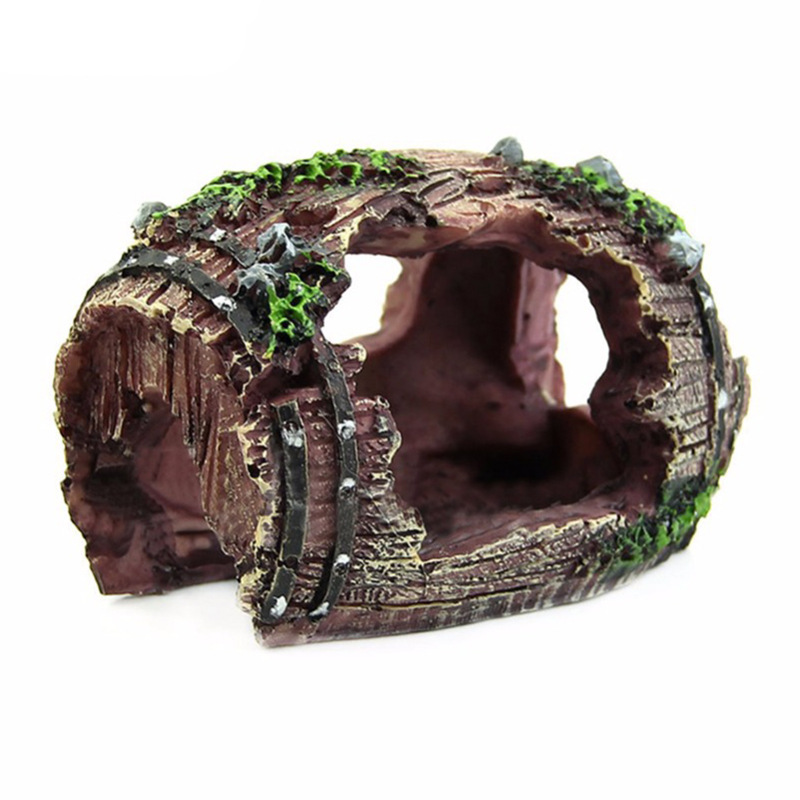 Aquarium Artificial Barrel Cav - Aquarium Fish Tank Price review and price