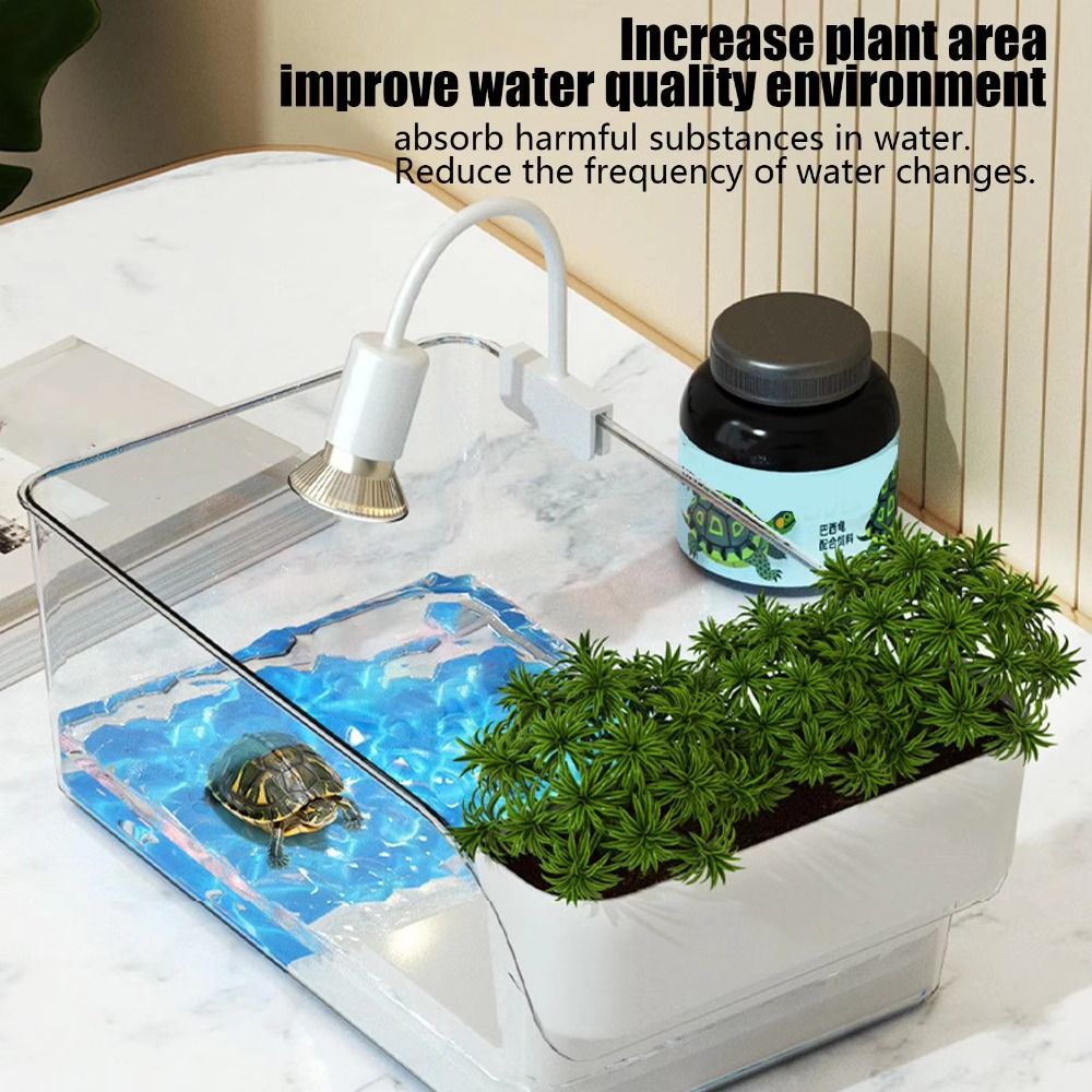 Transparent Turtle Tank with B - Aquarium Xl review and price