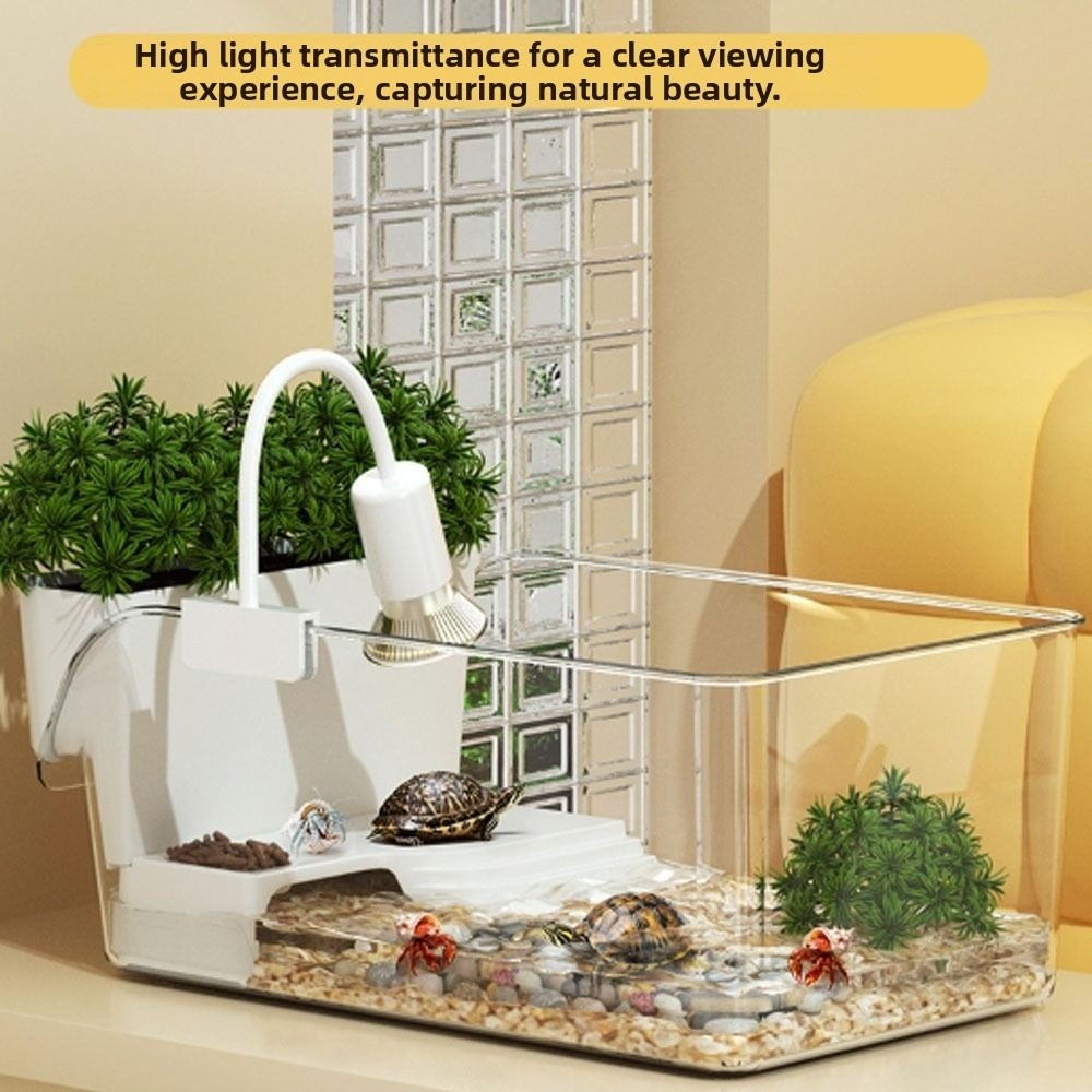 Transparent Turtle Tank with B - Aquarium Xl review and price