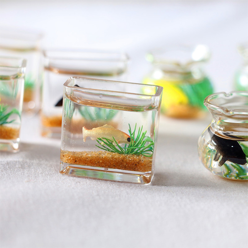 Home Ornament Doll House Decor - Aquarium Fish Home review and price